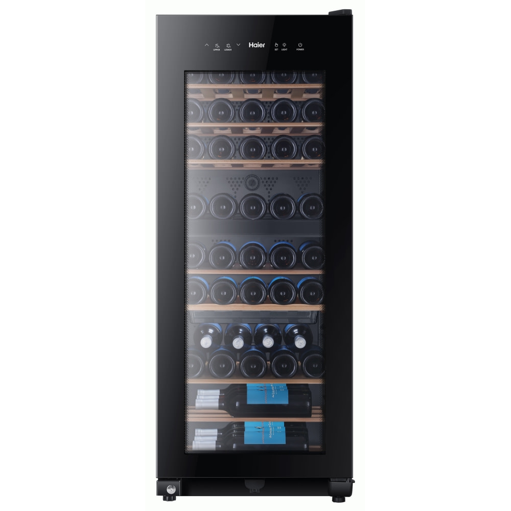 Haier WS53GDA 50cm Freestanding Dual Zone Wine Cooler BLACK Balimadeco