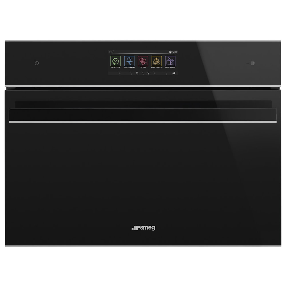 Smeg SF4606WVCPNX Dolce Stil Novo Compact Steam Combination Oven